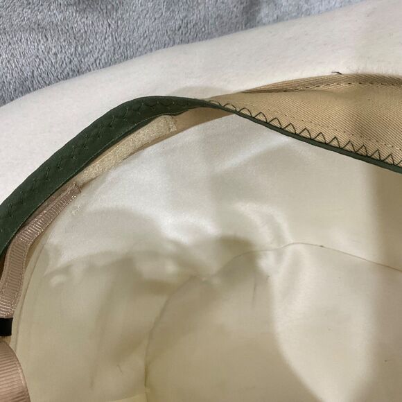 Olive & Pique off white Wool Felt Wide Brim Rancher Hat Tan Band Adjustable OSFM - Picture 8 of 8